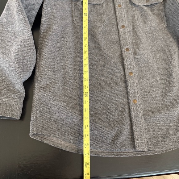 L.L. Bean Polyester Fleece Flannel Shacket Size Large - Picture 2 of 8